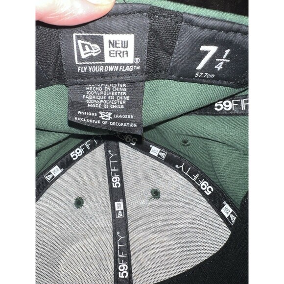 NY Jets NFL Football 59 Fifty New Era Baseball Cap Hat Embroidered 7 1/4 New - Picture 8 of 9